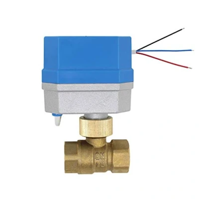 Image of 2 Modes 12v Way motorised Valve Electric Ball Port Normally Closed 1/2 3/4 1 1/4 inch (1/2 DN15)
