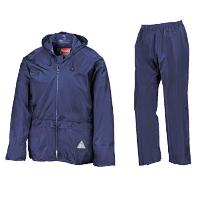 Image of Result RE95A Heavyweight Waterproof Jacket/Trouser Suit Royal, X Large