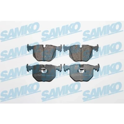 Image of SFP000120 Brake pad set LPR 05P1231 BMW: 3 Coupe, 5 Saloon, Convertible, LAND ROVER: Range Rover