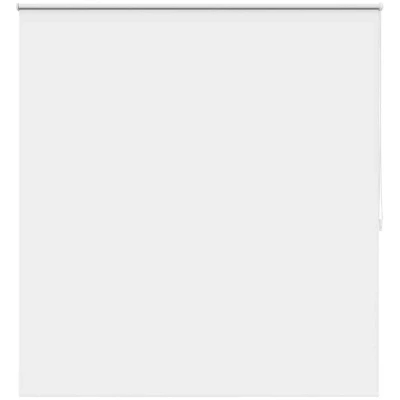 Image of vidaXL Roller Blind Blackout 140 x 175 cm White, Features 100% Light Reduction, Thermally Efficient, Comes with Mounting Accessories, Easy to Install and Operate