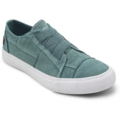 Image of Blowfish Malibu Women&#039;s Contemporary Sneaker, Sea Foam Color Washed Canvas, 7.5 UK