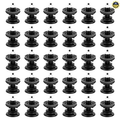 Image of 30 PCS Car Interior Door Card Trim Clips Panel Mounting Durable Plastic Bumper Fastener For Boots Doors Panels(Black)