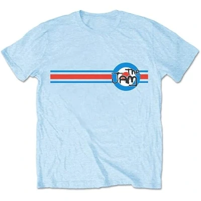 Image of wonang The Jam Target Stripe Light Blue t Shirt M