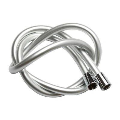 Image of YOSSEE Long Easy Clean Shower Hose 2 Meters / 78.74 inch Smooth PVC with Anti Twist Brass Connections Universal Replacement, Flexible, Kink and Leak Proof