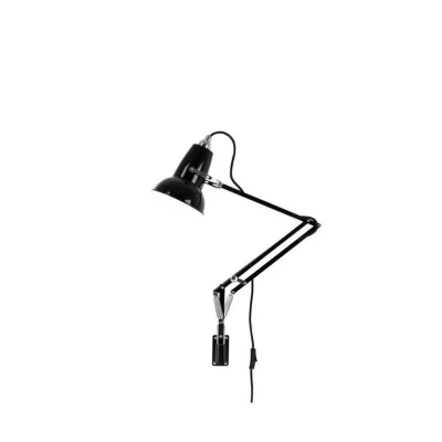 Image of Anglepoise Original 1227 Mini Wall Lamp including mounting hardware Jet Black