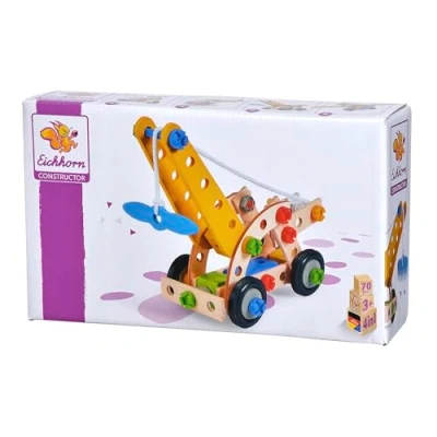 Image of Eichhorn Heros Constructor Crane (65 Piece, Beige)
