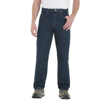 Image of Wrangler Men&#039;s Rugged Wear Relaxed Fit Jean??????????? ??? ? ??????????rugged Jeans???? ???? ??????? Jeans, Antique Navy Denim, 40W 36L UK