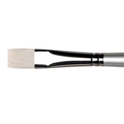 Image of Winsor &amp; Newton Size 18 Artisan Water Mixable Oil Colour Short Flat/Bright Brush