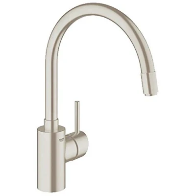 Image of GROHE Concetto New Single Lever Sink Mixer 1/2&quot; Supersteel 32663DC3
