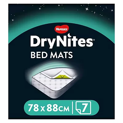 Image of Huggies Absorbent Bed Mats Pack of 2 (2 x 7 Pieces)