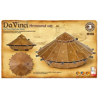Image of Armoured Car Da Vinci Machines Series Kit by Academy