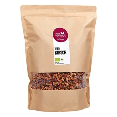 Image of FRUTEG loose Fruit tea Wild cherry 1000 g finest leaf quality Fruity Fresh Mix Mouse Controlled Biological Engine bio lots 1 kg
