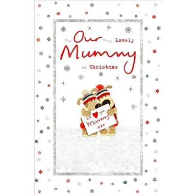 Image of Boofle For Our Lovely Mummy Christmas Greeting Card Cute Xmas Cards