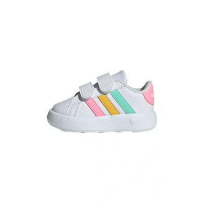 Image of adidas Unisex Kids Grand Court 2.0 Shoes Tennis Shoes, FTWR White Grey One F17, 9 UK