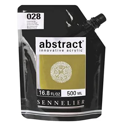 Image of Sennelier Abstract Acrylic 500ml Pouch, Iridescent Gold, (10 121521 028)