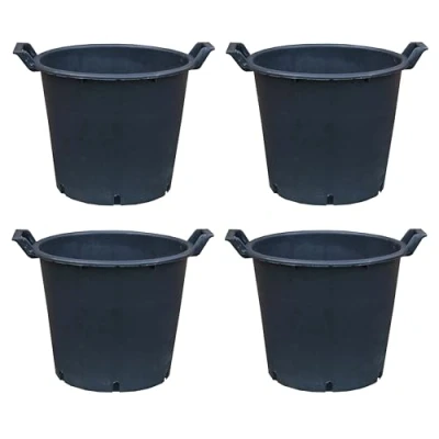 Image of 30L Heavy Duty Large Garden Pot with Sturdy Handles UV Stable, Frost Resistant, Lightweight Container for Trees, Shrubs, Veg, and Waste 4x by Thompson Morgan (4)