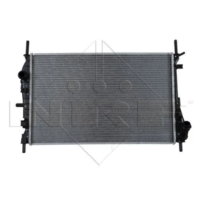 Image of 1216262, 1216264, 1315633, 1320515, 1350152 Engine radiator NRF 53741 Aluminium 620mm 417mm 26mm Brazed cooling fins FORD: MONDEO 3, 3 Kombi