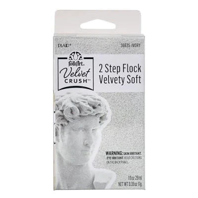Image of FolkArt, Ivory Velvet Crush 2 Part Flocking Kit