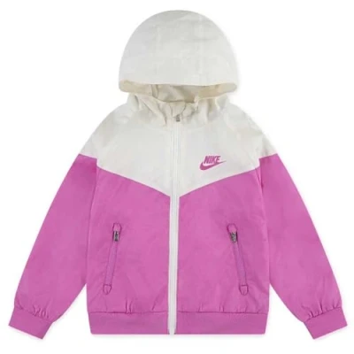 Image of Nike Sportswear Windrunner Unisex Light jacket for kids, Size: 3 4y, Playful pink