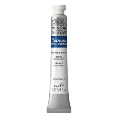 Image of Winsor &amp; Newton Cotman 8ml Water Colour Tube Chinese White
