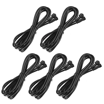 Image of INDARUN 5 pcs pins 1m Extension Cables for Outdoor rgbw led decking Light (ONLY Lights)