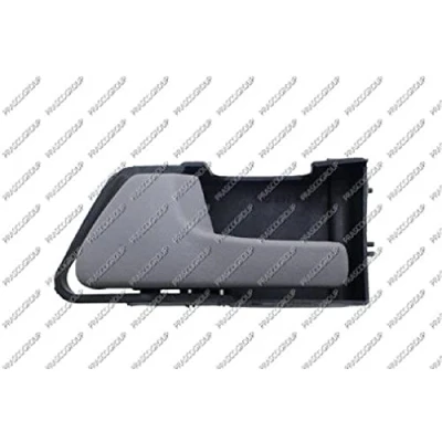 Image of 1H0837225 Door Handle PRASCO VG0328608 inner, Left Rear, Front grey VOLKSWAGEN: GOLF 3 Variant