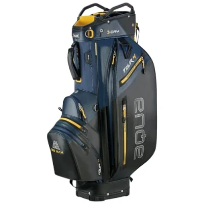 Image of Big Max Aqua Tour 4 Cart Bag (Navy/Black/Corn)