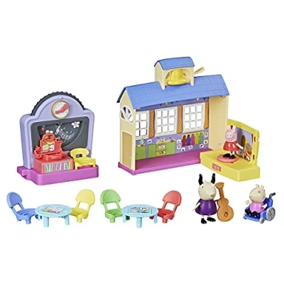 Image of Peppa Pig Peppa&#039;s Adventures Peppas Play Group, Preschool Toy with Speech and Sound, Ages 3+