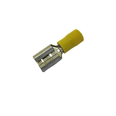 Image of 6x TECNIKS Pack of 100 Yellow Female Terminal 9.5mm C112