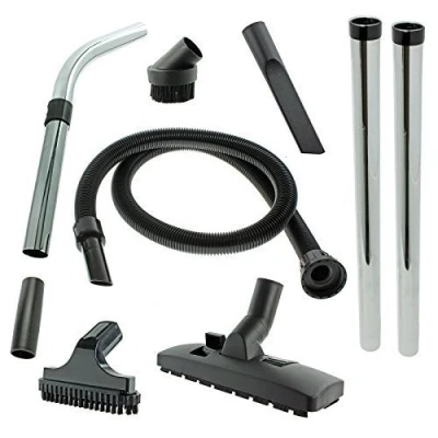 Image of SPARES2GO Hoover Hose Tool Brush Kit for Numatic Charles CVC370 2 HWD370 Wet &amp; Dry Vacuum Cleaner (1.8m)