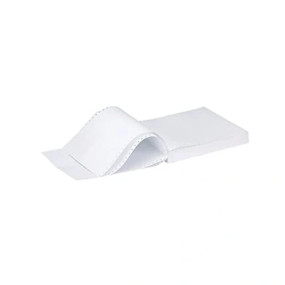 Image of Q Connect 11 Inches X241mm 3 Part NCR Plain Listing Paper (Pack of 700)