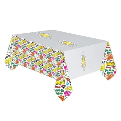 Image of amscan 9906887 Child Dc Justice League Paper Tablecover
