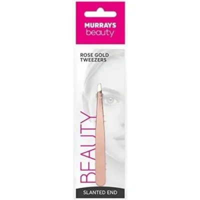 Image of Murrays Manicure Slanted Metal Tweezer, Rose Gold