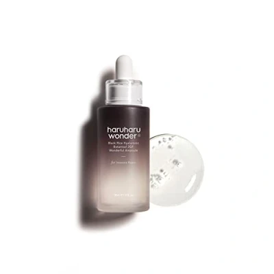 Image of Haruharu Wonder Black Rice Botanical 2GF Ampoule 1 fl.oz / 30ml Facial Serum, EGF Anti Aging Wrinkle Care Cruelty Free, EWG Green