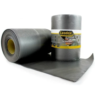 Image of CROMAR LEADAX® Lead Replacement Flashing Roof Roofing Repair Lightweight Durable and Eco Friendly Alternative Grey 6 Metres Roll 150mm / 6&quot; Inch
