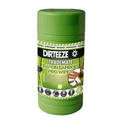 Image of Dirteeze Rayon Bamboo Pro Wipes (Tub of 80)
