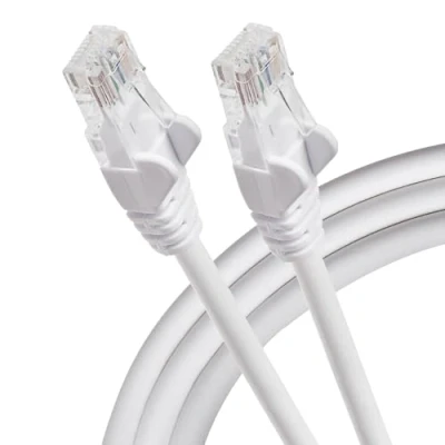 Image of Maplin Ethernet Cable 10M White, CAT6 Gigabit UTP LAN Network RJ45 High Speed 10Gbps Compatible with Laptop, PC, PS4, PS5, Xbox, Switch, Modem, Router, Smart TV, Printer, Sky Box, WiFi Extender