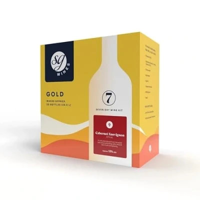 Image of DIAH DO IT AT Home SG Solomon Grundy Cabernet Sauvignon 30 Bottles Wine Making Kit and Airlock Brew Set
