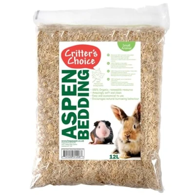Image of Happy Pet Critters Choice Aspen small animal Bedding 12 litre