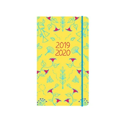 Image of Collins Blossom Slimchart Week to View 2019 2020 Diary Yellow