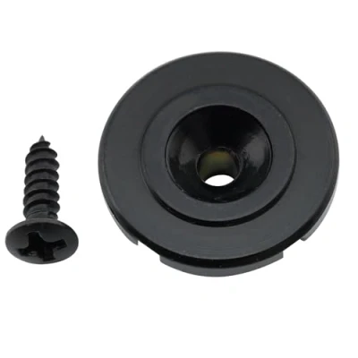 Image of Musiclily Pro Steel Vintage Round Bass String Guide Retainer Tree for Precision/Jazz Electric Bass, Black