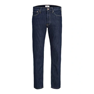 Image of JACK &amp; JONES PLUS Men&#039;s Jjichris Jjoriginal Spk 487 Noos Pls Jeans, Blue Denim, 42 W/32 L