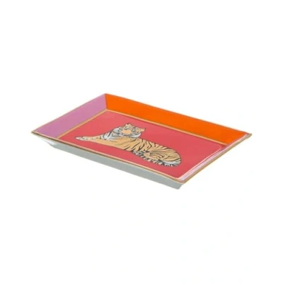Image of Jonathan Adler Safari Rectangle Tray, Multicolor, One Size