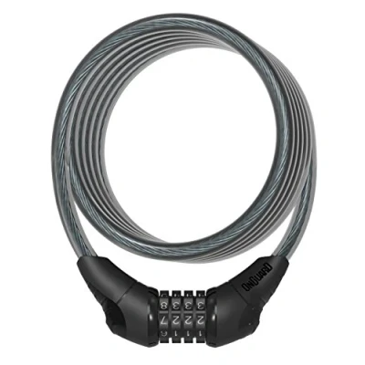 Image of Onguard Neon Series 8160 Re settable Combo Coil Cable Lock, 180cmx10mm, Black