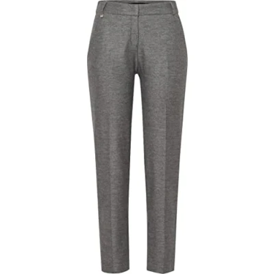 Image of BRAX Women&#039;s Style Maron S Light Winter Jersey Pants, Silver, 32W x 32L