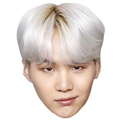 Image of Star Cutouts Ltd CM205 SUGA (Kpop) Min Yoon gi Kim NAM Joon Bangtan Boys Party Mask and Gift, Multicolour