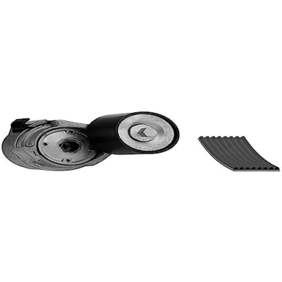 Image of 9069972492, 9069972492S1, A9069972492, A9069972492S1 V ribbed belt set FEBI BILSTEIN 30206 with tensioner element