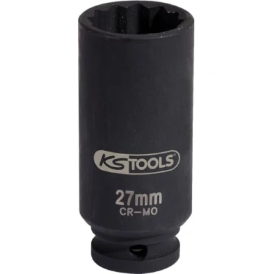 Image of KS Tools 150.1703 Special drive shaft impact socket, 1/2&quot;, 27mm