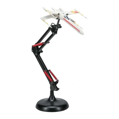 Image of Paladone Star Wars X Wing Posable Desk Light, 15cm (5.9&quot;) Wide Replica Ship with LED Lighting, Powered by Included USB Cable