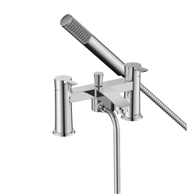 Image of Bristan APE BSM C Apelo 2 Hole Bath Shower Mixer, Chrome Plated